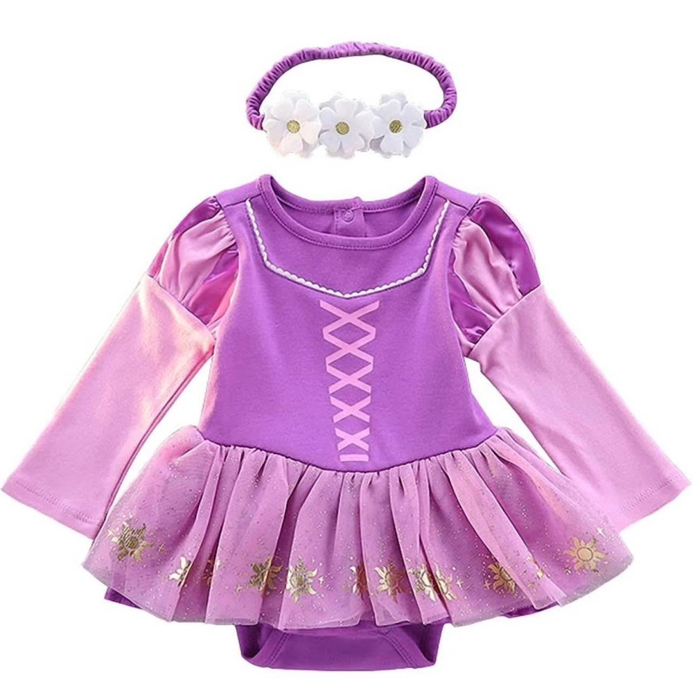 Purple Princess Dress Costume for Kids